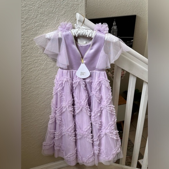 Dollcake couture My Dream purple gown. Size 4 - Picture 3 of 9